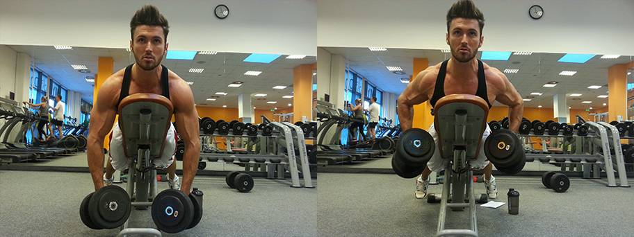 Image result for INCLINE DUMBBELL ROW
